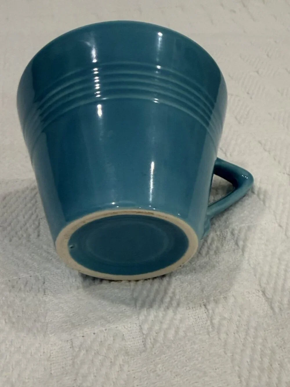 Vintage Original Fiesta Turquoise Ring Handle Teacup – Homer Laughlin